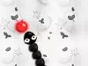 Black and white snake