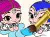Shimmer and Shine Coloring Book