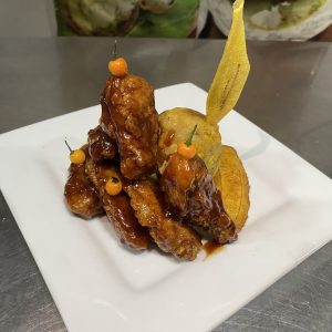 Alitas en Salsa Picante